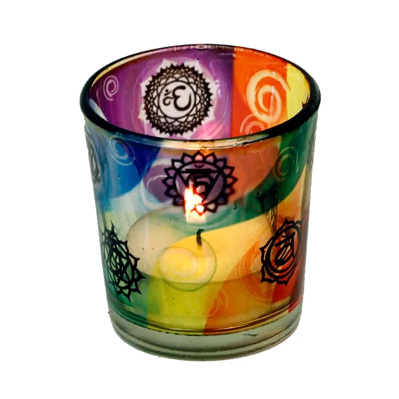 7 Chakras tealight holder